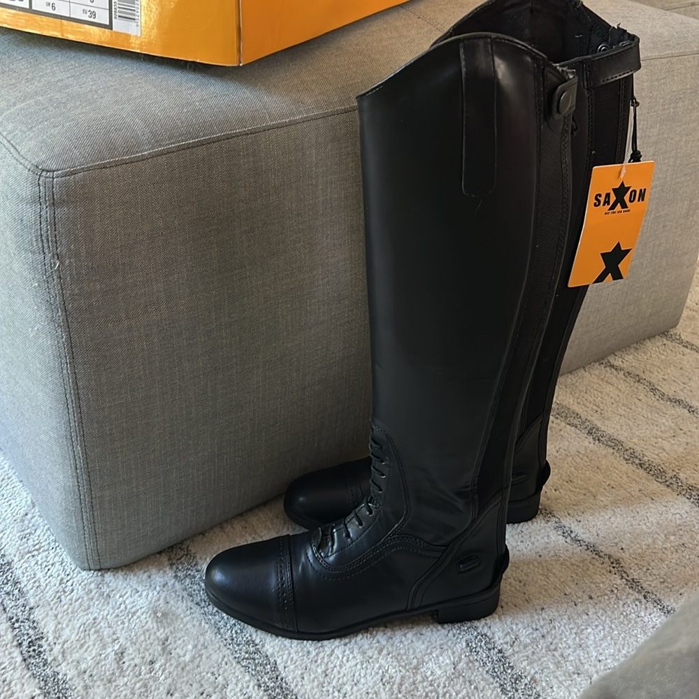 Brand new new worn tall riding boots
